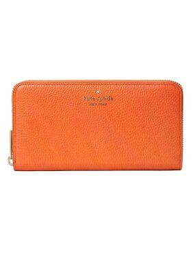 Kate Spade Leila Large Continental Wallet in Coral